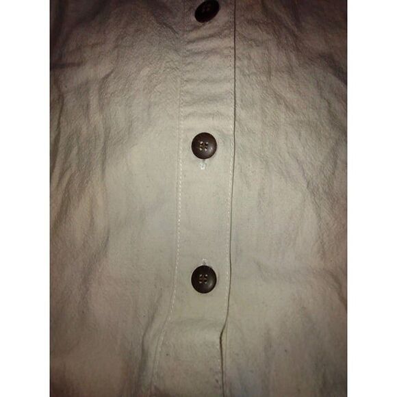5/$25 Sz Med Oversize Vintage Button Up Embroidered Blouse Metallic Embellished - Picture 7 of 7